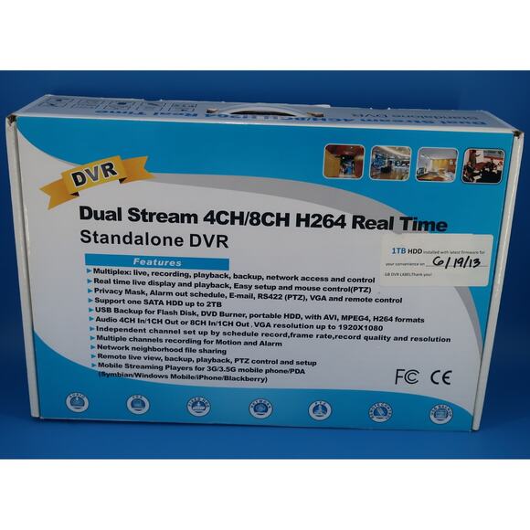 Luxor Falcon LX-4PRO 4 Ch. DVR Security Surveillance CCTV System - Picture 2 of 16